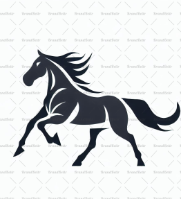 Galoppierendes Pferd